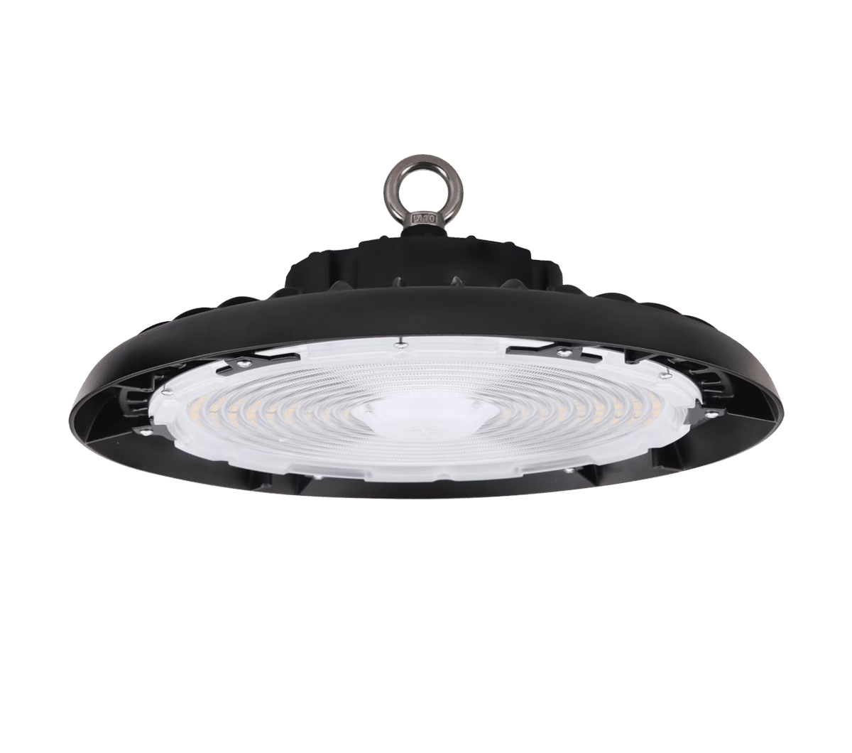BAYE3 Round High Bay, 150/130/100W, 3500/4000/5000K, 120-347V, Dimming, Black BAYE3-PS150-FCCT-H EIKO