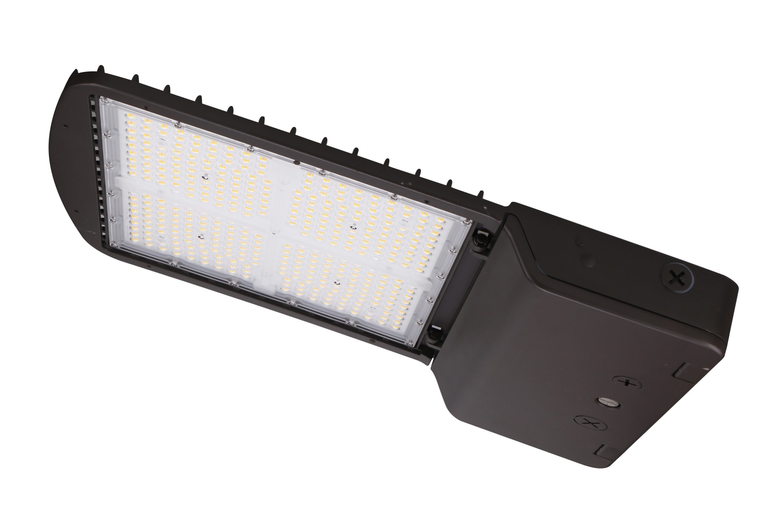 AAL1 Area Light, PowerSet 300/240/200W, FieldCCeT 3000/4000/5000K, Type 5 Lens, 120-277V, Dimming, Bronze AAL1-PS300-FCCTT5-U EIKO