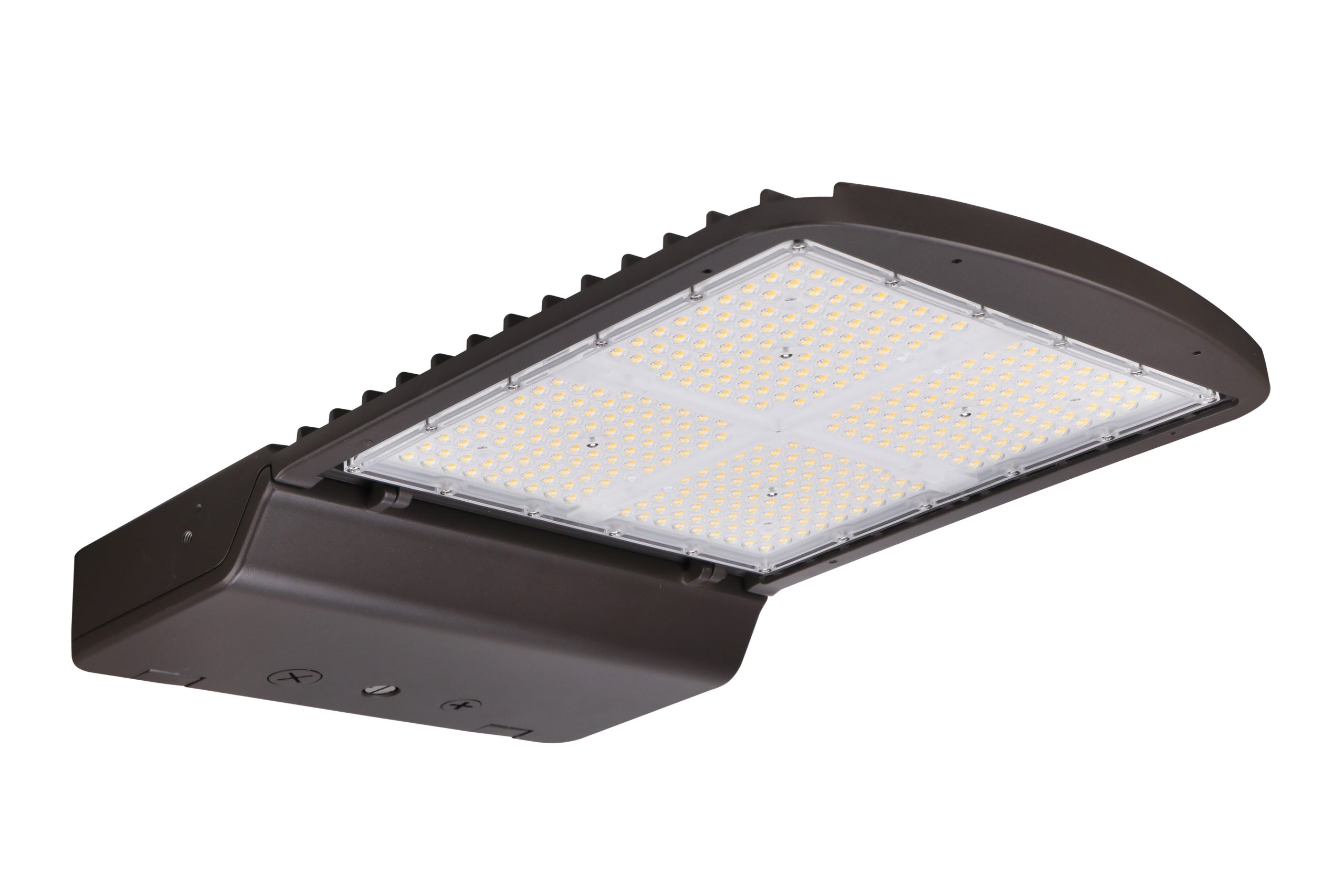 AAL1 Area Light, PowerSet 300/240/200W, FieldCCeT 3000/4000/5000K, Type 5 Lens, 120-277V, Dimming, Bronze AAL1-PS300-FCCTT5-U EIKO