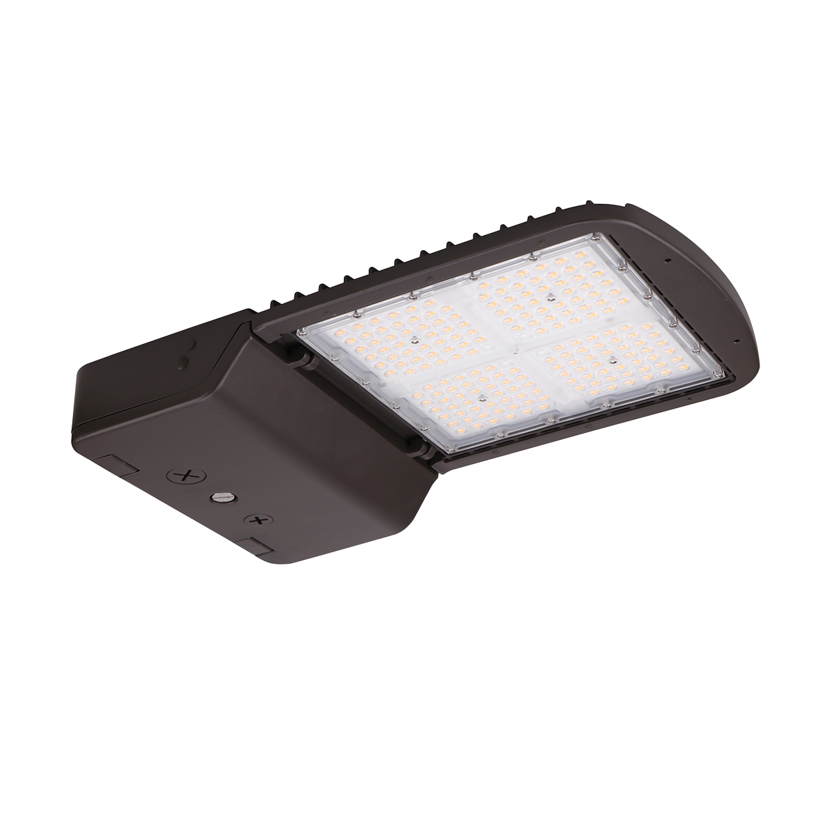 AAL1 Area Light, PowerSet 150/130/100W, FieldCCeT 3000/4000/5000K, Type 5 Lens, 277-480V, Dimming, Bronze AAL1-PS150-FCCTT5-V EIKO