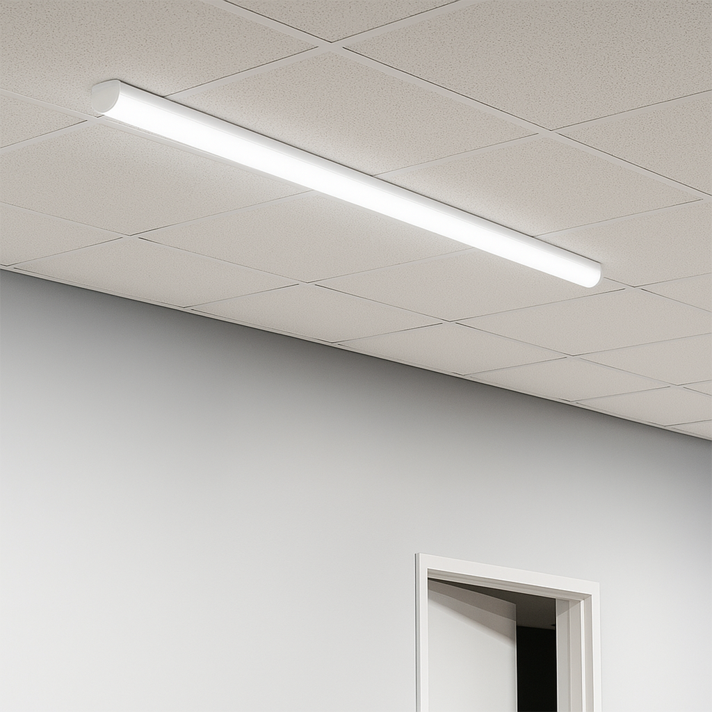 LED LINEAR STRIP ECO 8ft with integrated Multi CCT technology / Selectable Wattage / Dual Voltage / Up to 136lm/W RENO-LSN8-DV-MCCT-MW-ECO