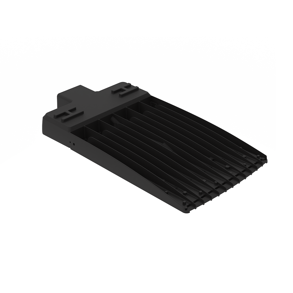 LED SHOEBOX | Selectable WATTAGE 240/280/300/320W | MULTI CCT 3000/4000/5000K | Up to 170lm/W | 120-347V | BLACK FINISH. RENO-SB-320W-MW-DV-MCCT-G2-R4