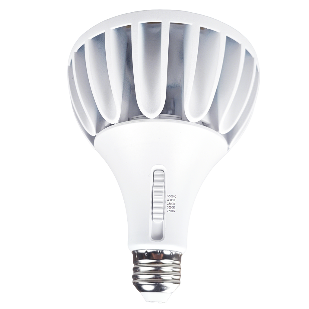 HIGH OUTPUT PAR38 BULB | 33W | 4200LM | Selectable CCT: 27/30/35/40/50K | 120-347V | ECO fees may apply | RENO-PAR38-33W-DV-5CCT-40D