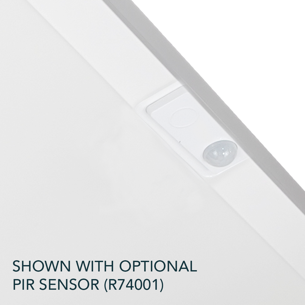Sensor-Ready 2X4 Back-Lit Panel | **DOES NOT INCLUDE SENSOR** | Selectable Wattage 30/40/50/60W | Selectable CCT 3500/4000/5000K | Up to 133 lm/W | 120-347V | RENO-24BLPL-DV-MW-MCCT-MS
