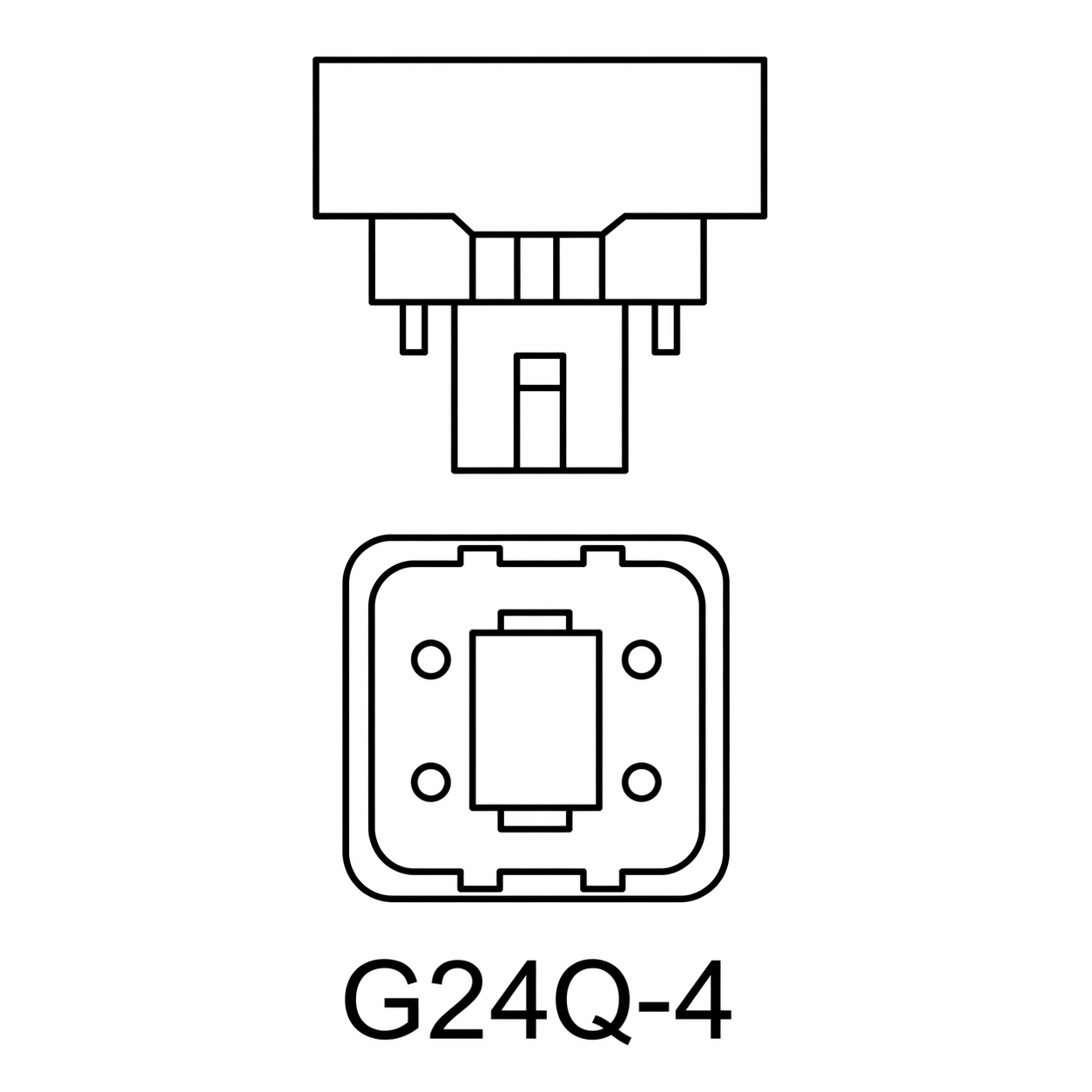 G24Q-4 Base CFL