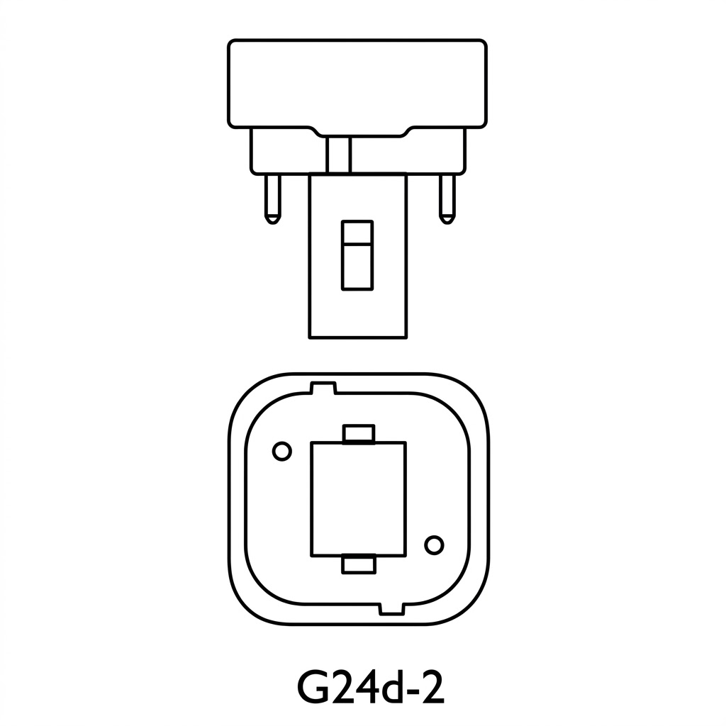 G24D-2 (2 Pin) Base CFL