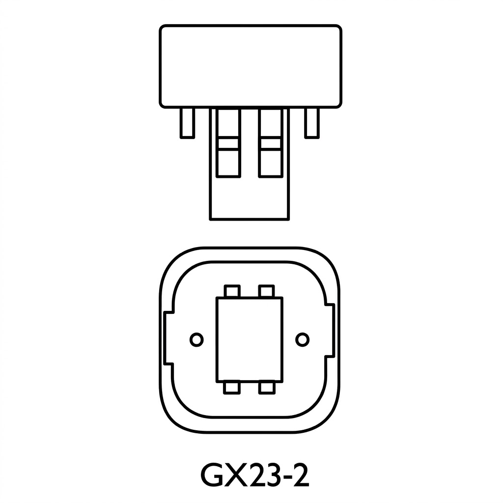 GX23-2 (2 Pin) Base CFL