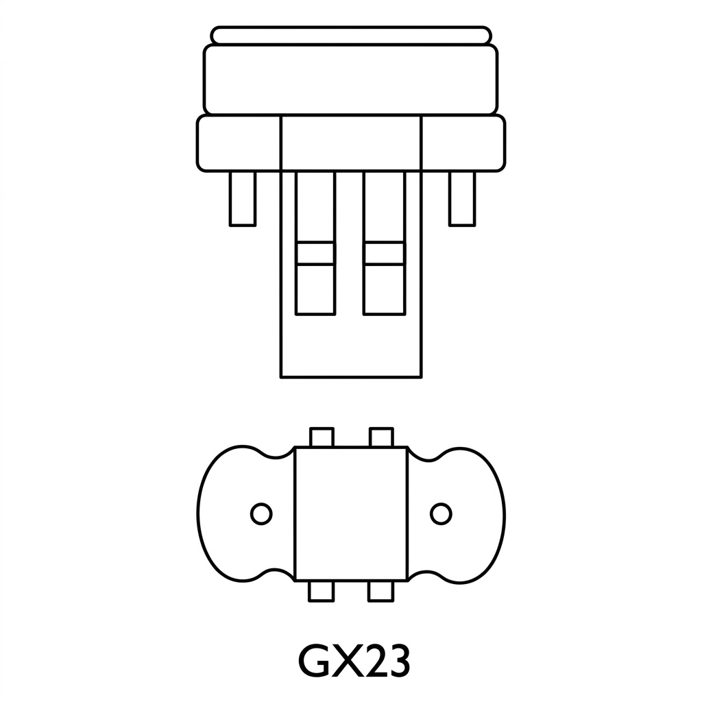 GX23 (2 Pin) Base CFL